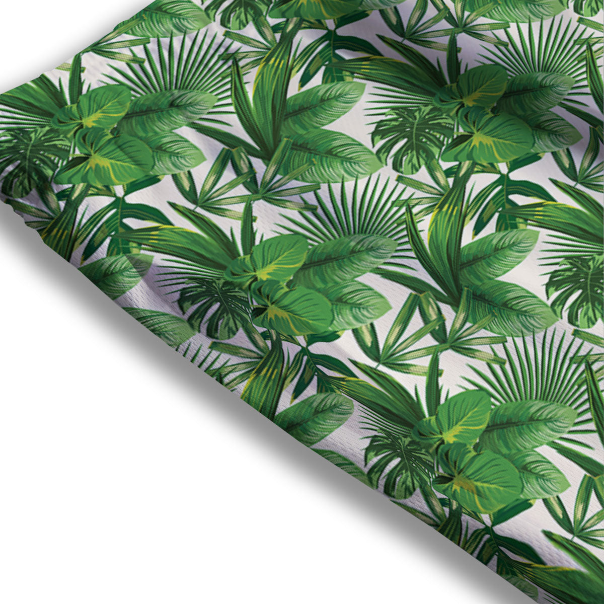 Leaves Hawaiian Palm Print Pattern Mesh Shorts
