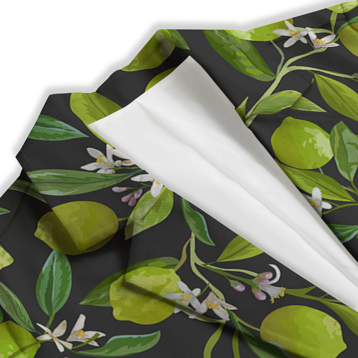 Lemon And Lime Print Pattern Women's Blazer-grizzshop