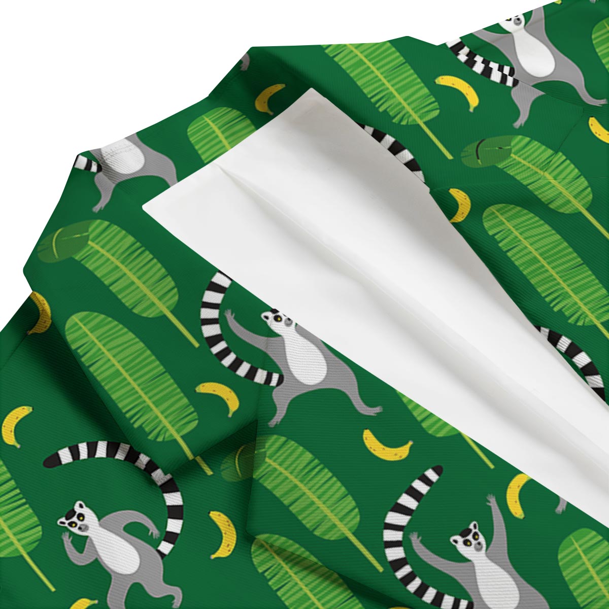 Lemur Print Pattern Men's Blazer-grizzshop