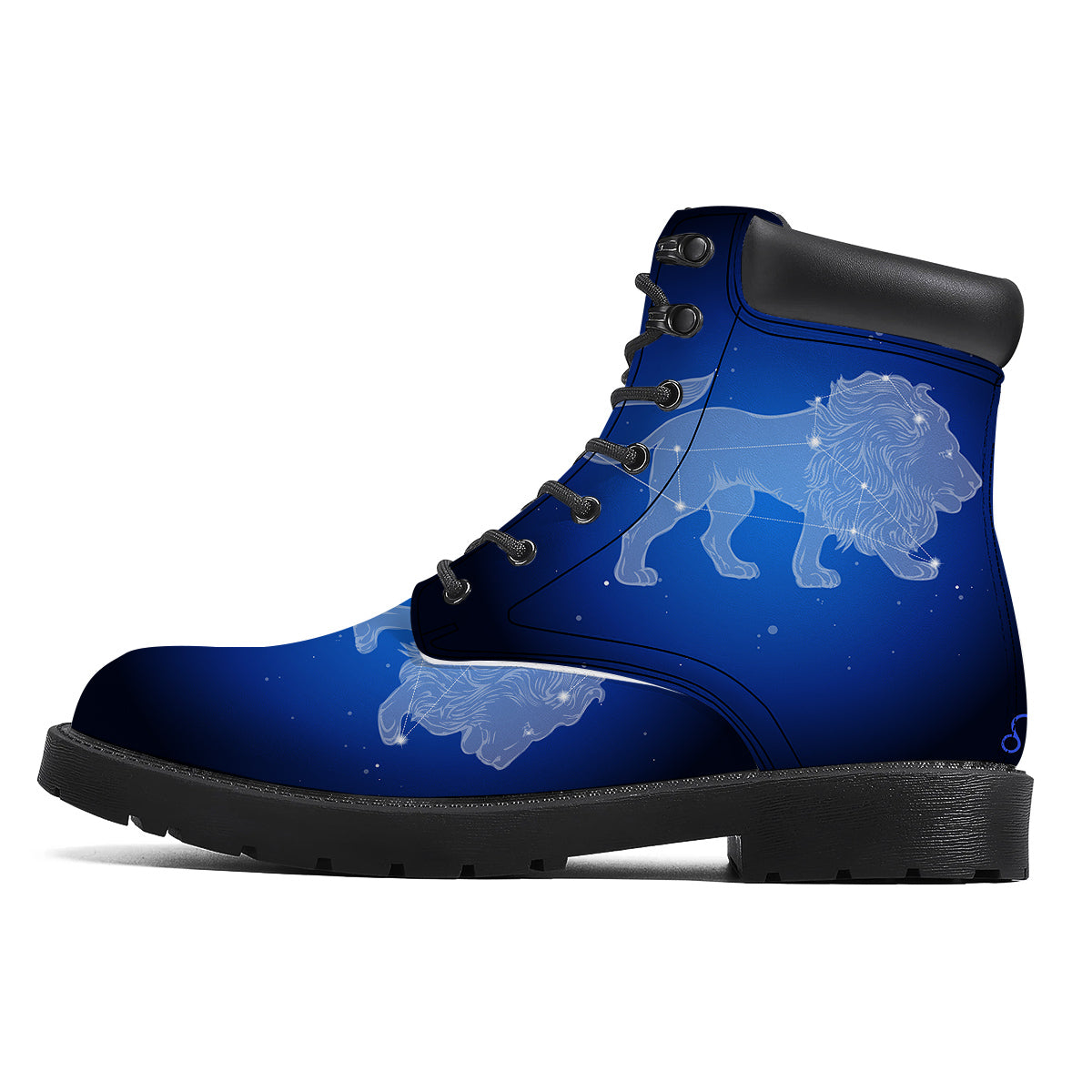 Leo Constellation Print Boots-grizzshop