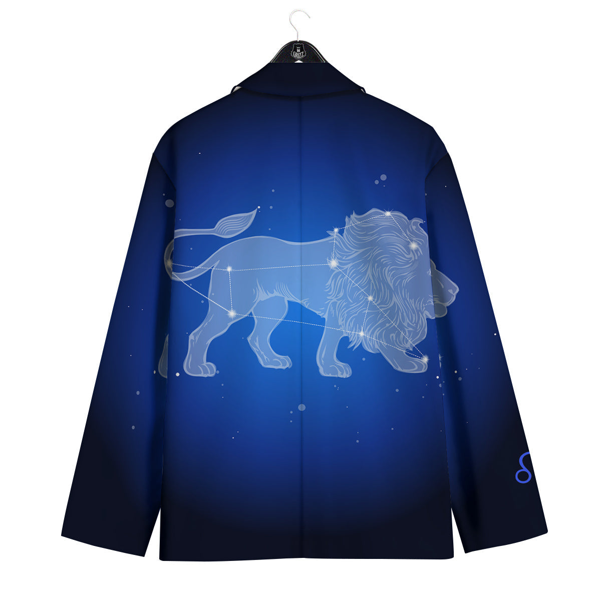 Leo Constellation Print Men's Sport Coat-grizzshop