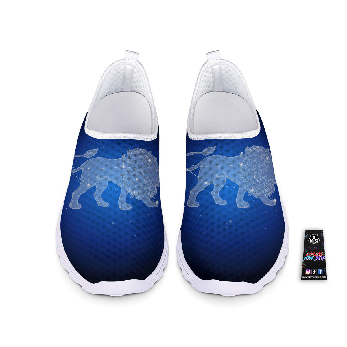 Leo Constellation Print Nurse Shoes-grizzshop