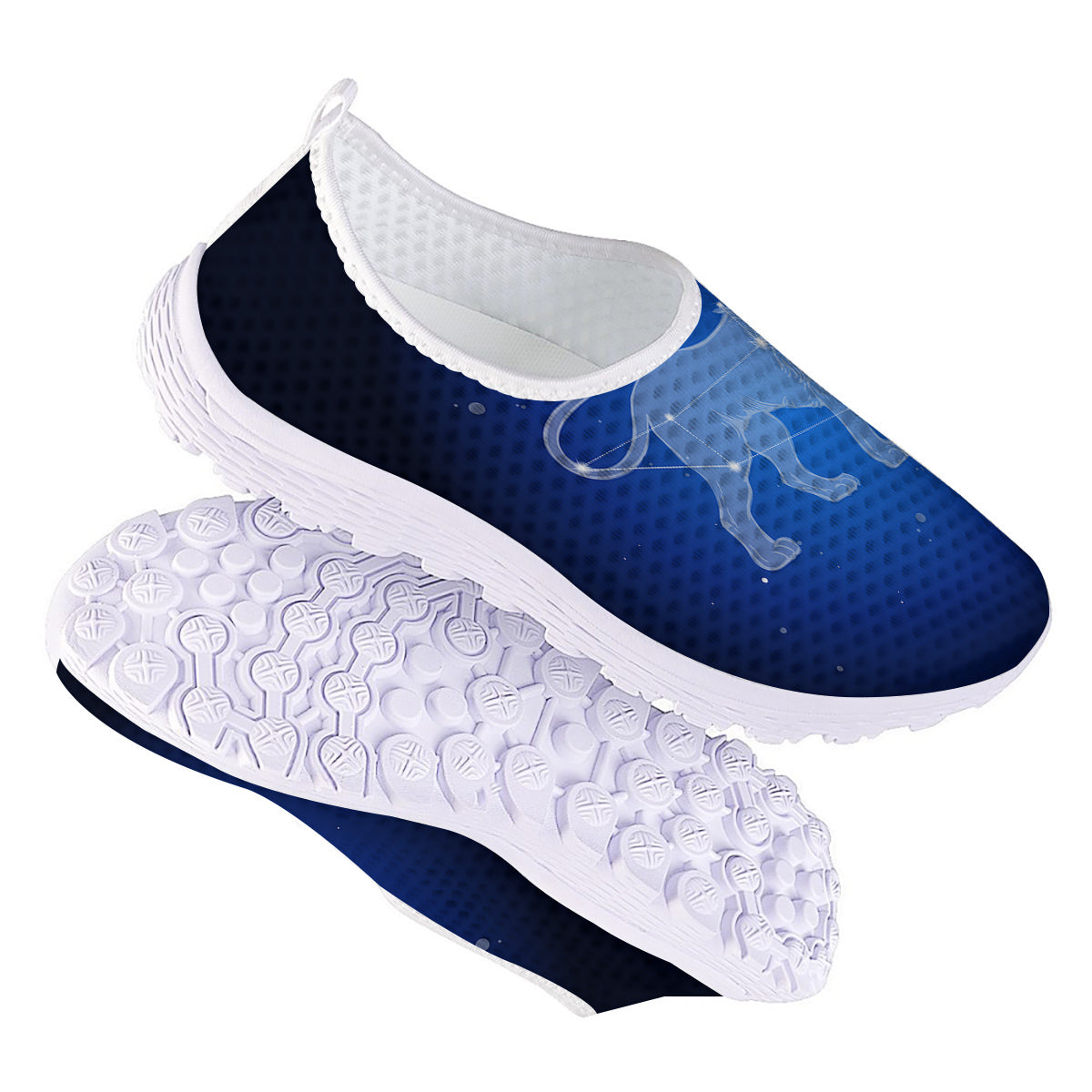 Leo Constellation Print Nurse Shoes-grizzshop