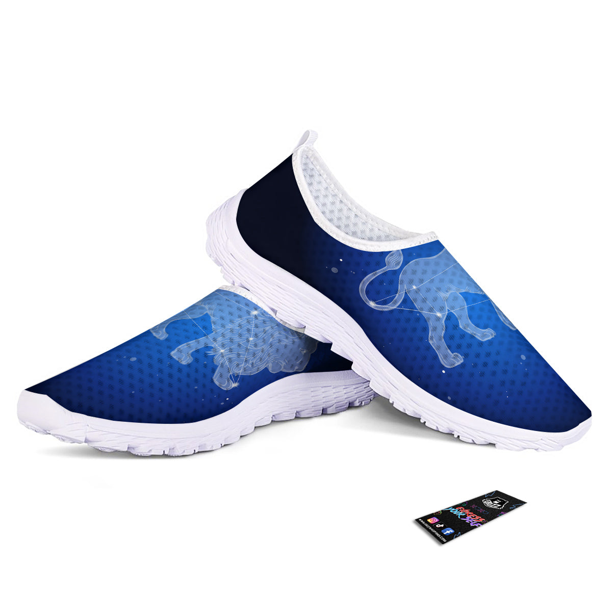 Leo Constellation Print Nurse Shoes-grizzshop