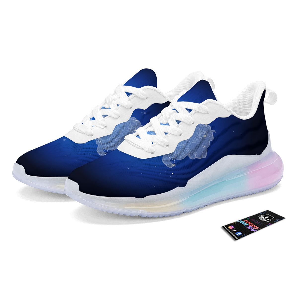 Leo Constellation Print Running Sneakers-grizzshop