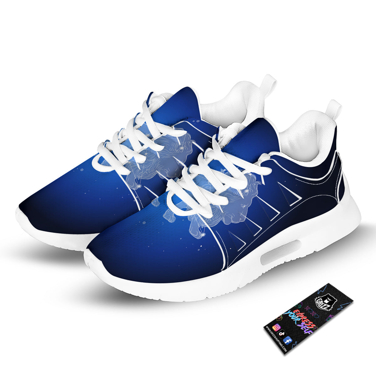 Leo Constellation Print Tennis Shoes-grizzshop