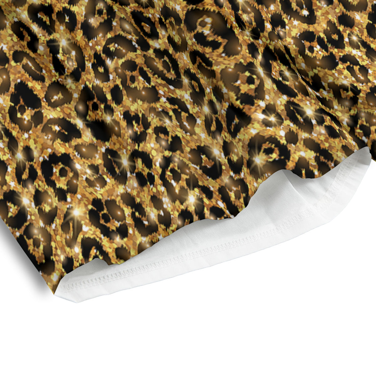Moonlight And Night Forest Print Men's Athletic Shorts