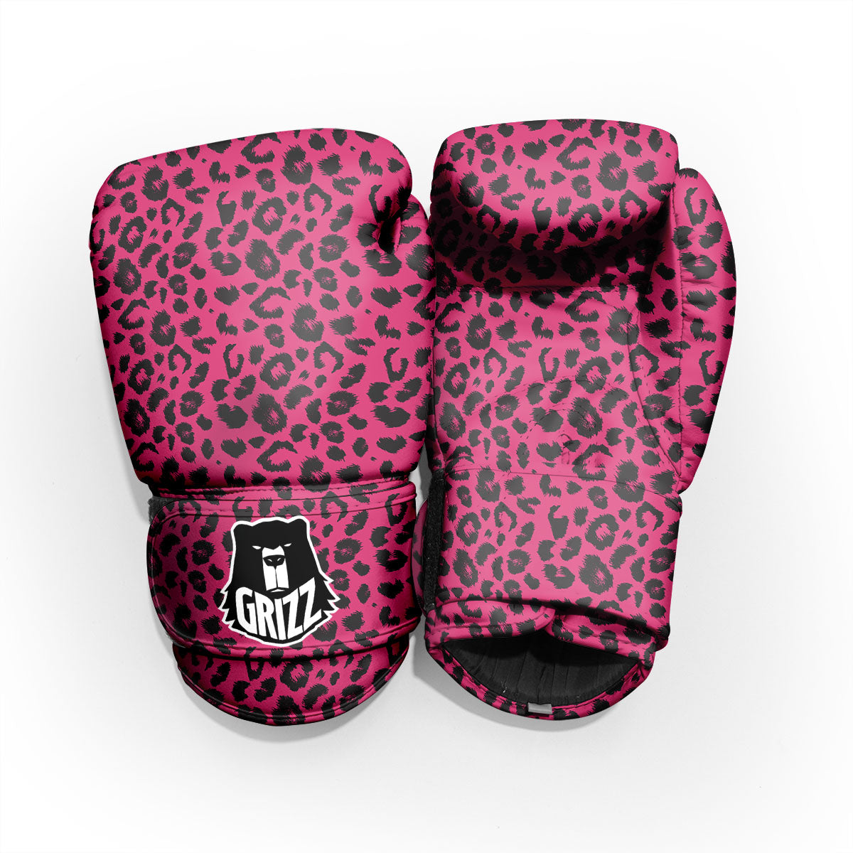 Leopard Hot Pink Print Pro Boxing Glove