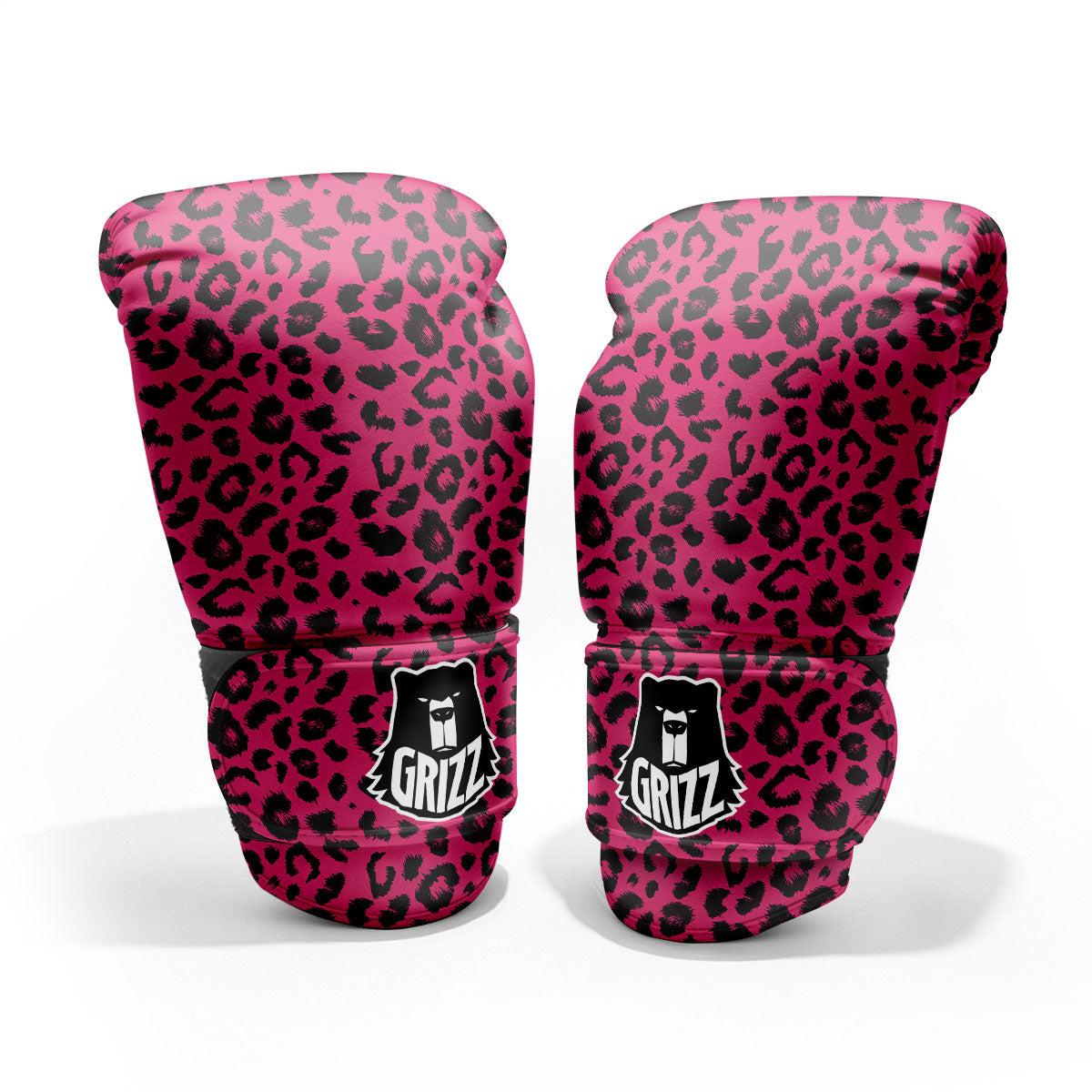 Leopard Hot Pink Print Pro Boxing Glove