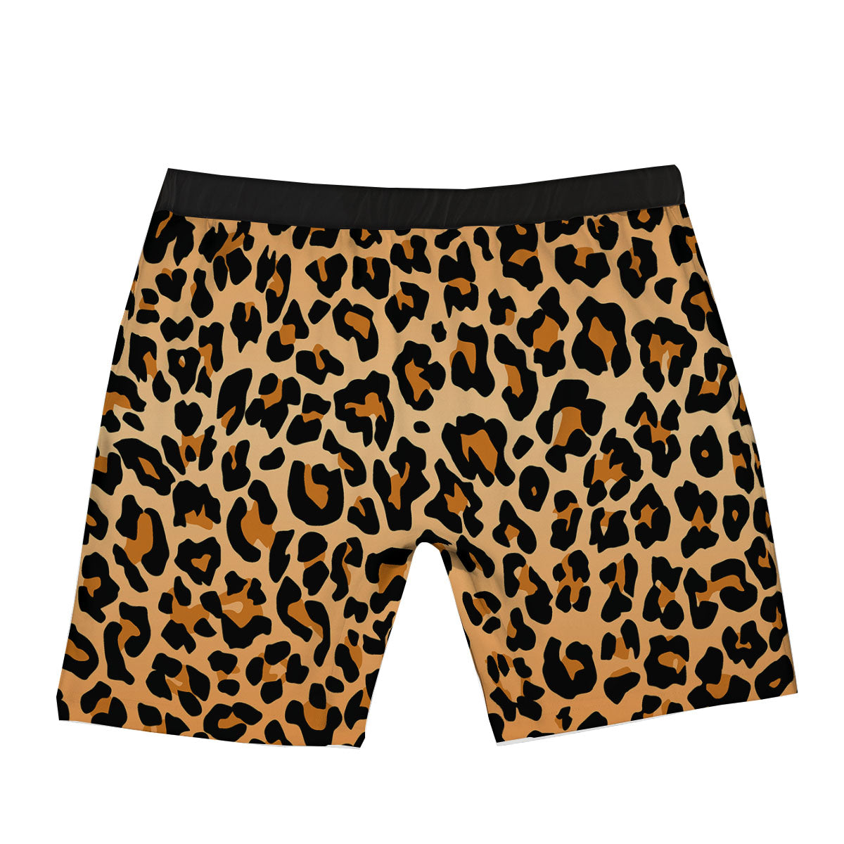 Leopard Orange Print Boxer Briefs-grizzshop