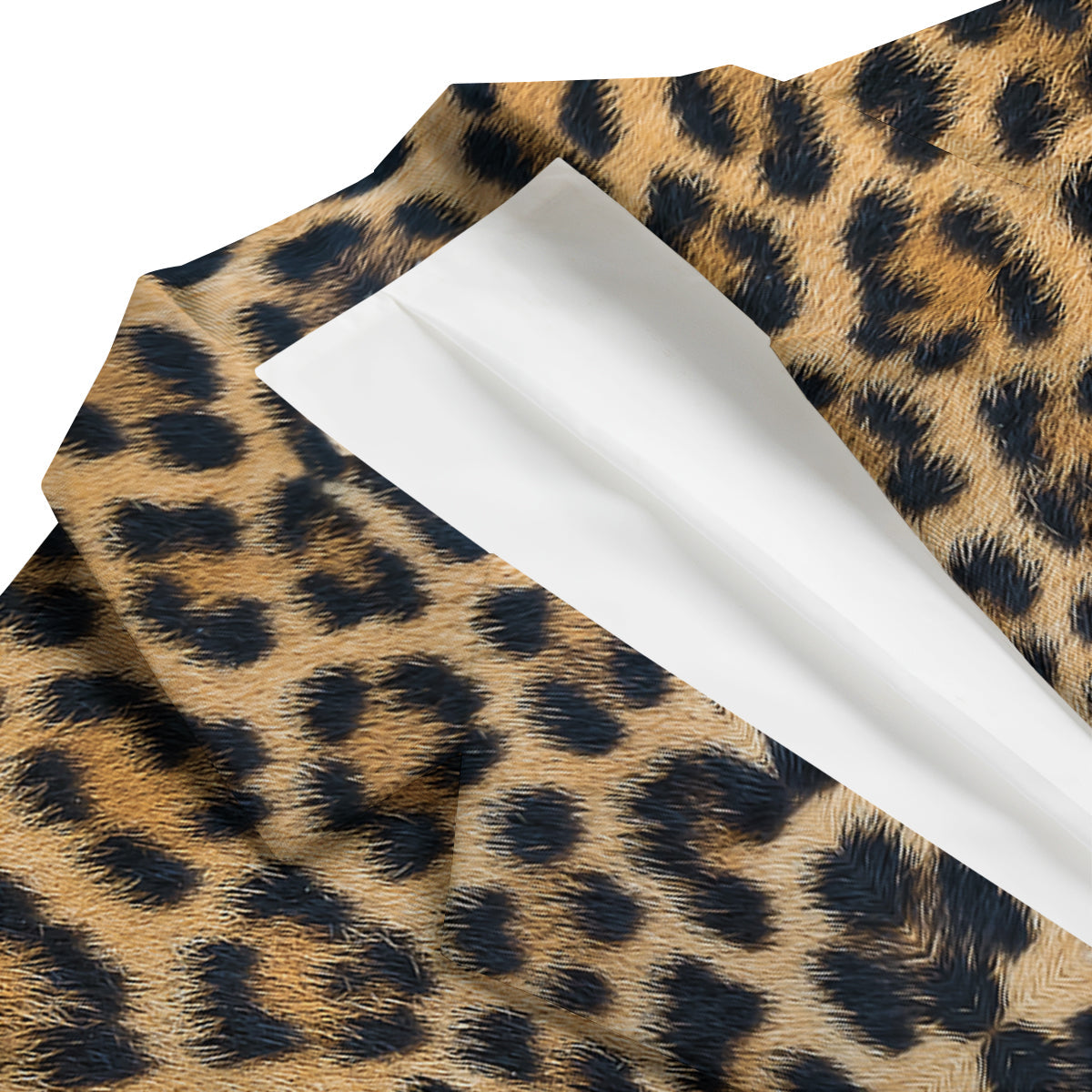 Leopard Pattern Print Men's Blazer-grizzshop
