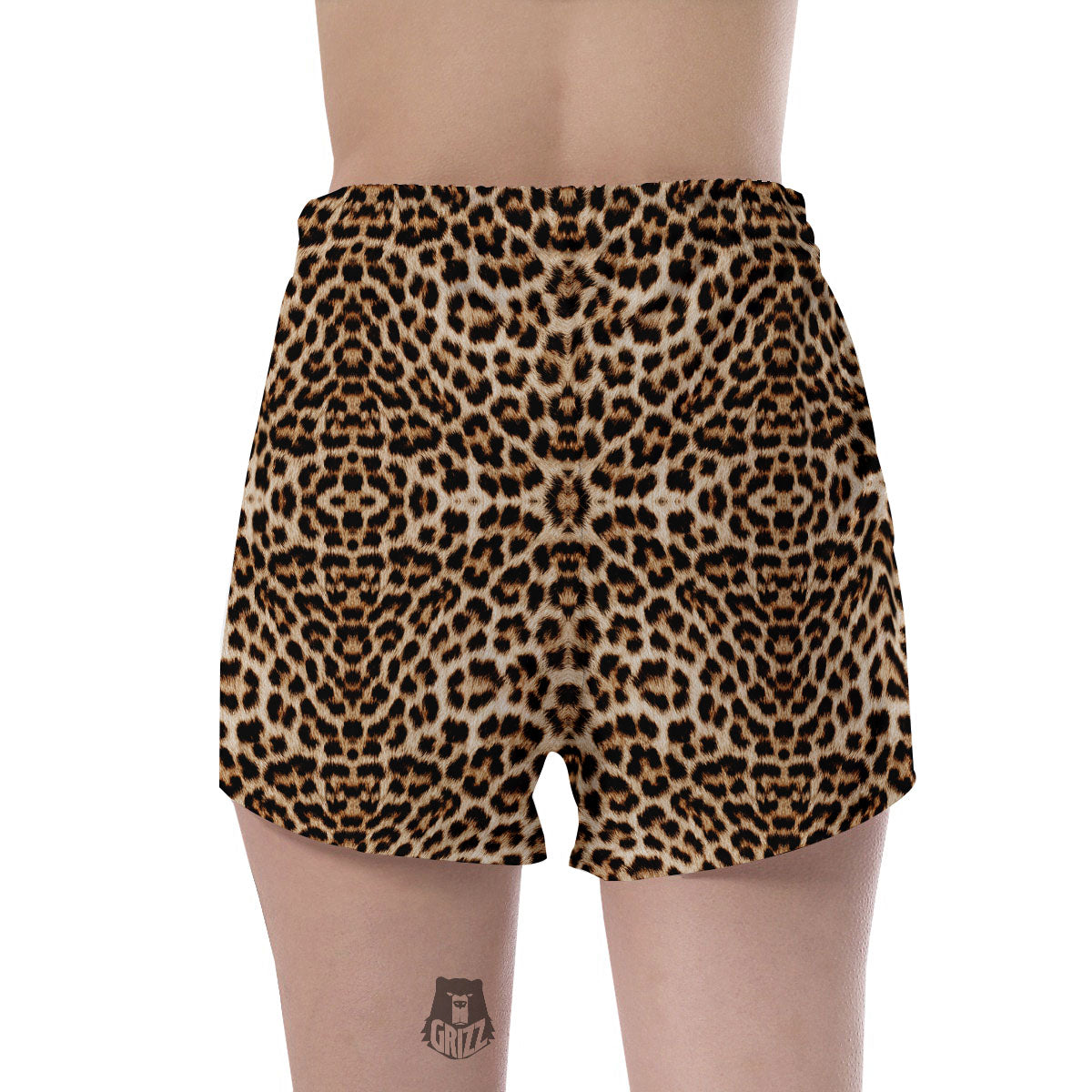 Leopard Pattern Women's Shorts-grizzshop