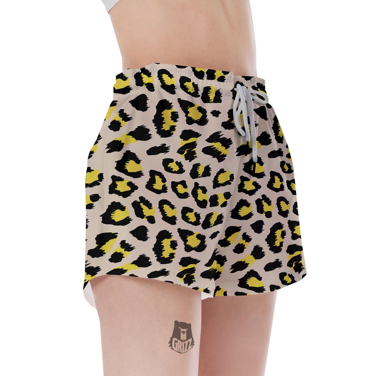 Leopard Print Women's Shorts-grizzshop