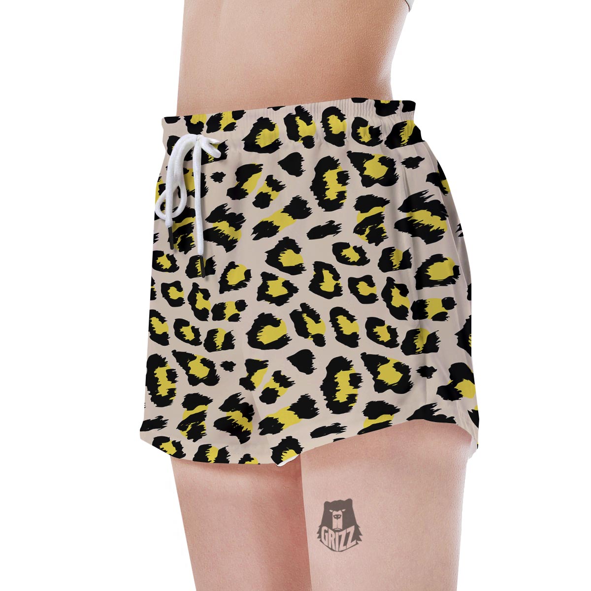 Leopard Print Women's Shorts-grizzshop