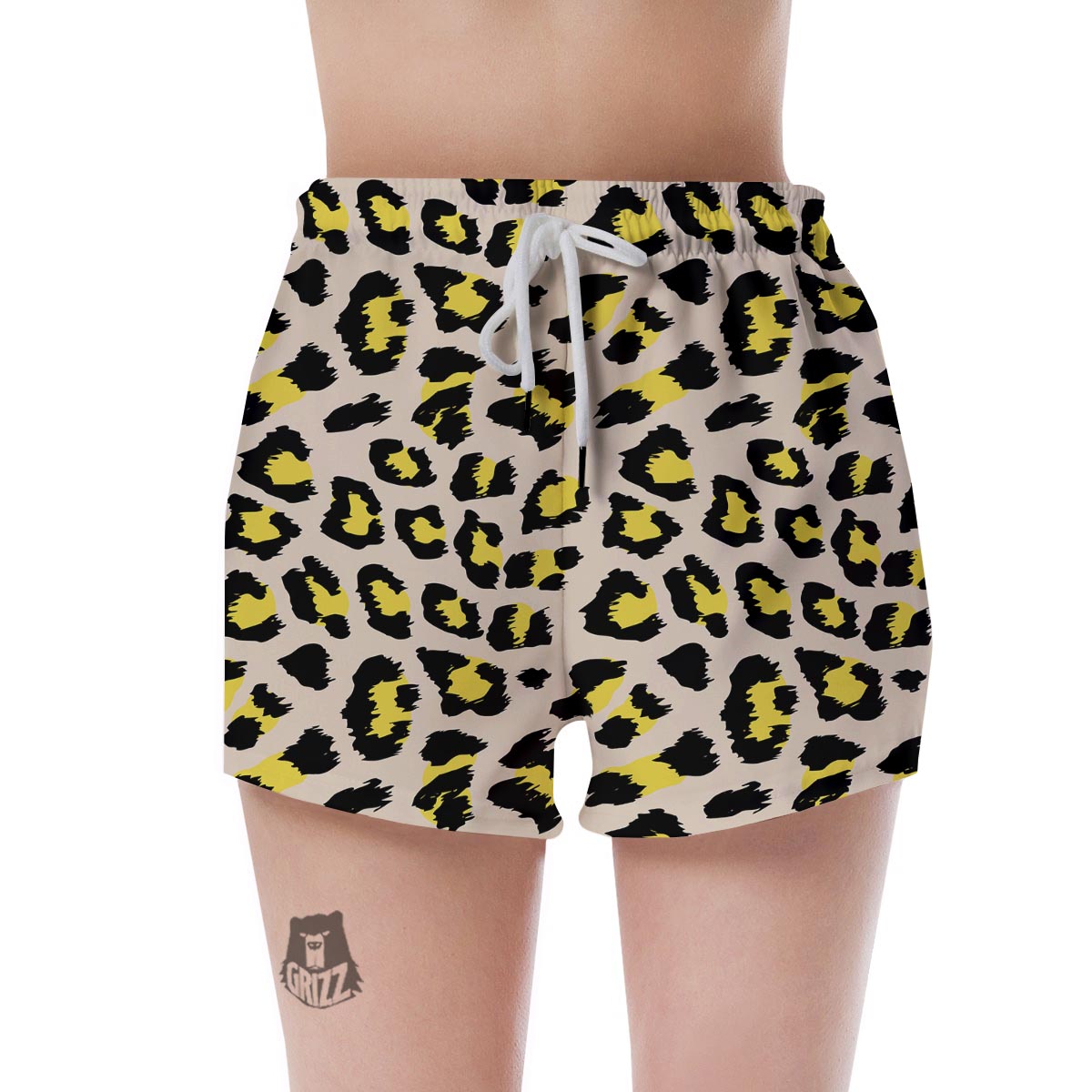 Leopard Print Women's Shorts-grizzshop