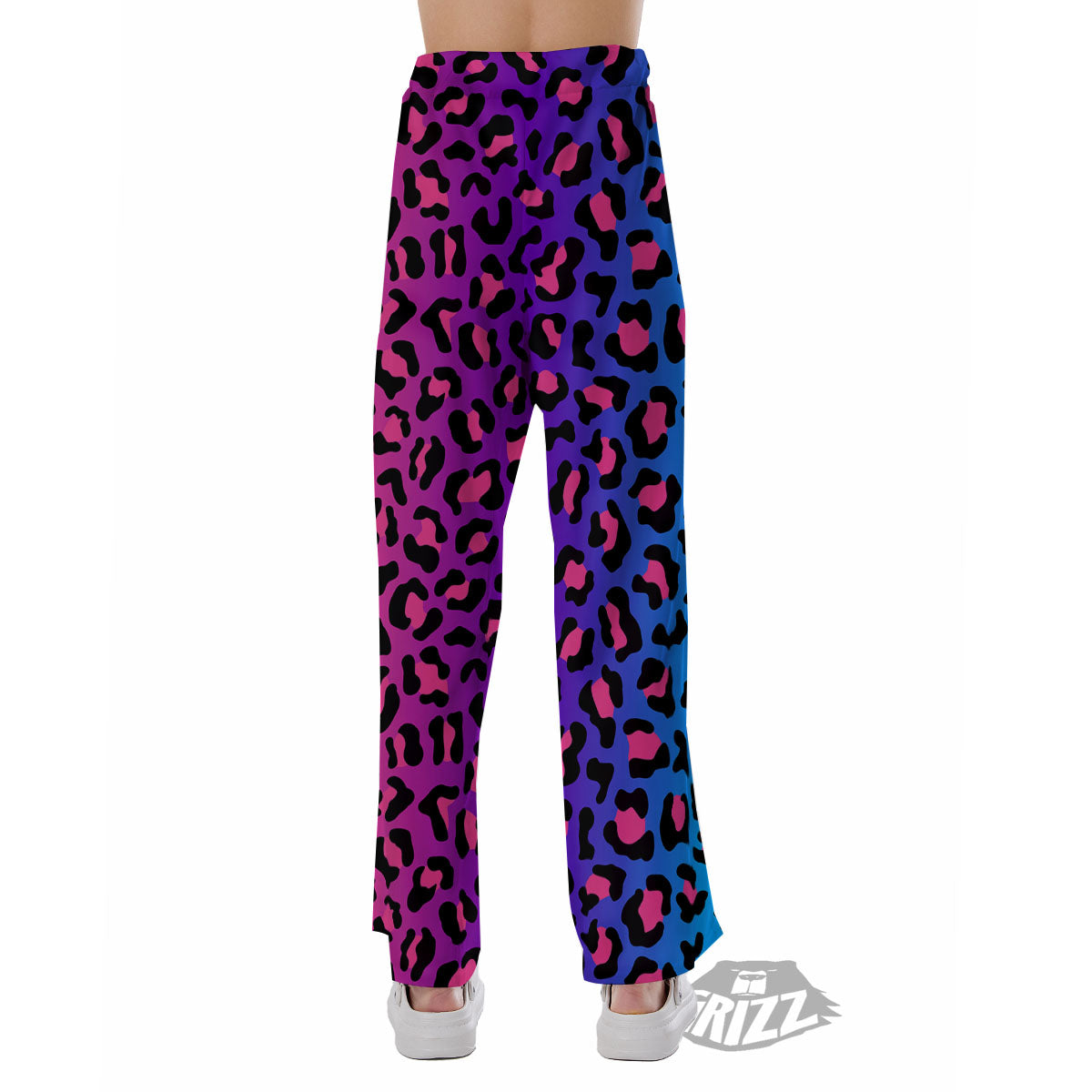 Leopard Rainbow Print Pajama Pants-grizzshop