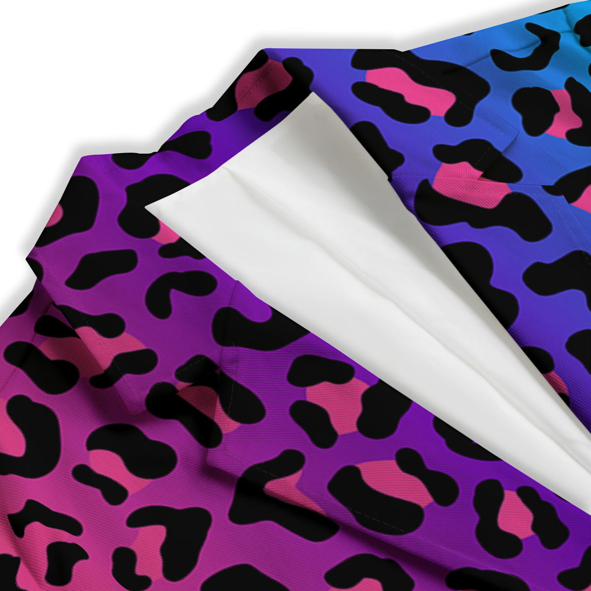 Leopard Rainbow Print Women's Blazer-grizzshop