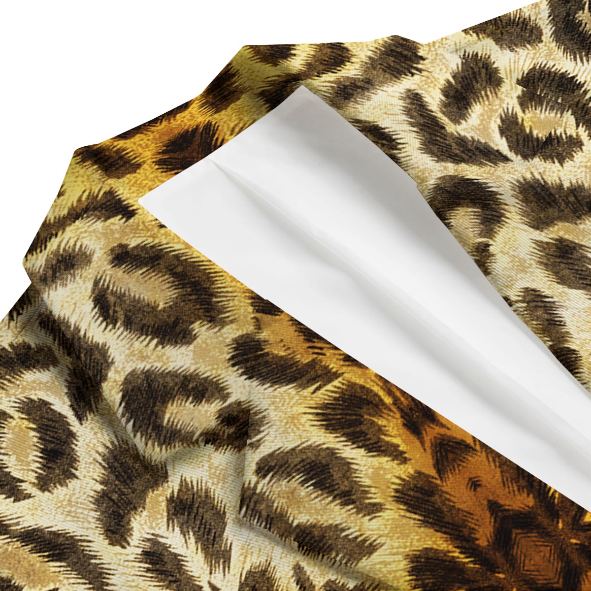 Leopard Skin Print Men's Blazer-grizzshop