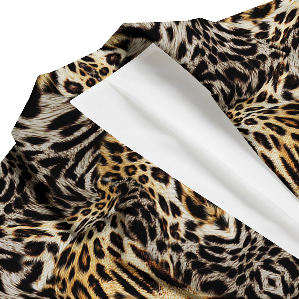 Leopard Skin Texture Print Pattern Men's Blazer-grizzshop