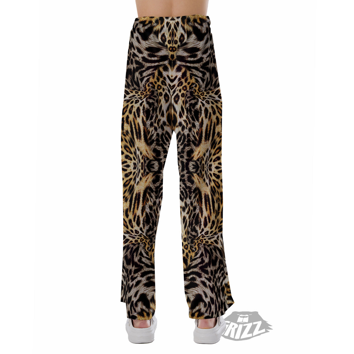 Leopard Skin Texture Print Pattern Pajama Pants-grizzshop