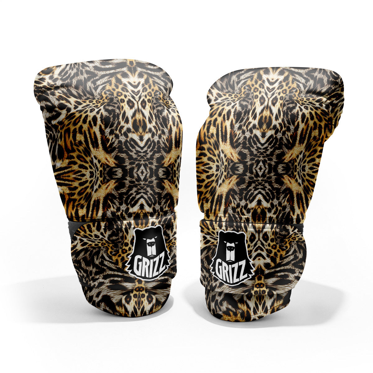 Leopard Skin Texture Print Pattern Pro Boxing Glove