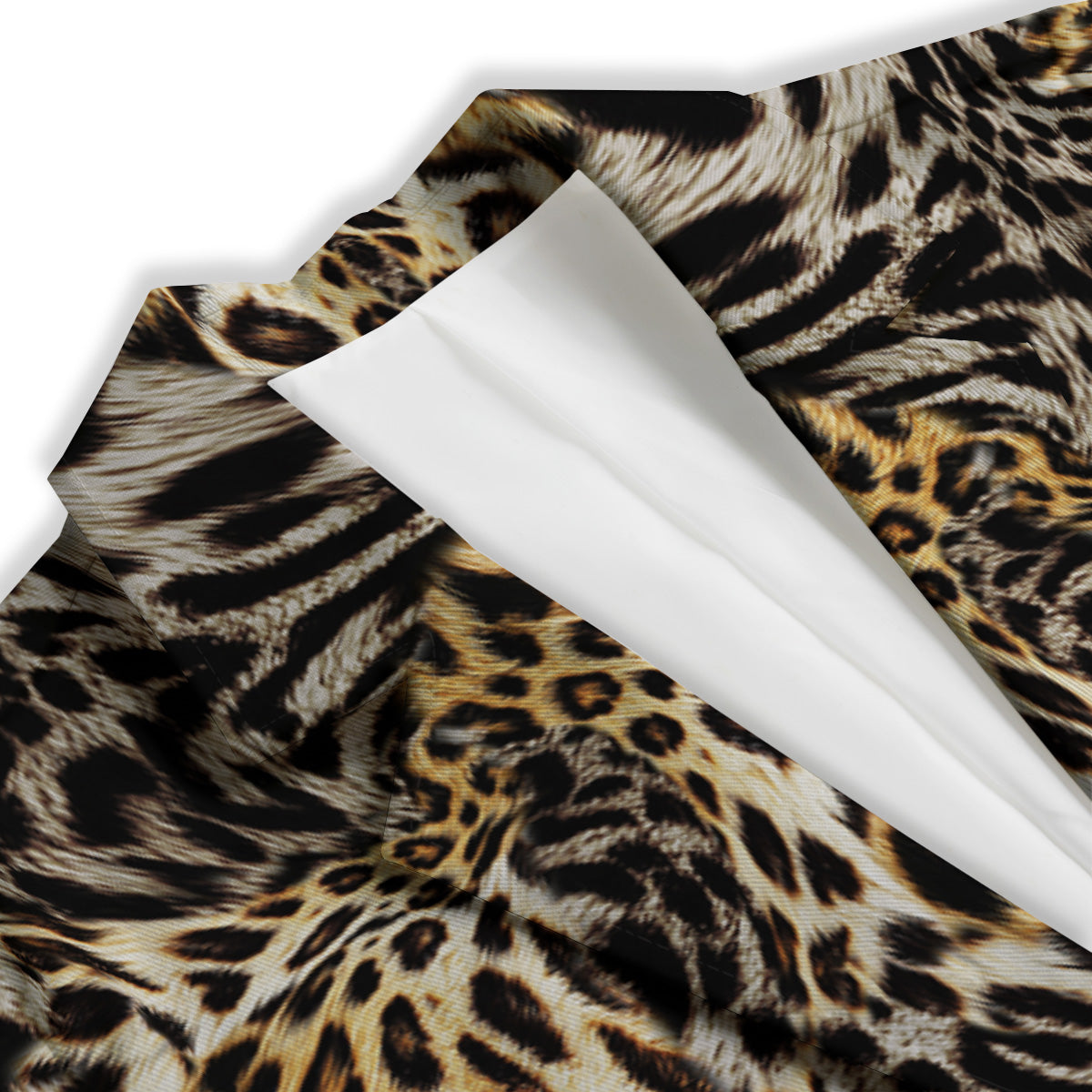 Leopard Skin Texture Print Pattern Women's Blazer-grizzshop