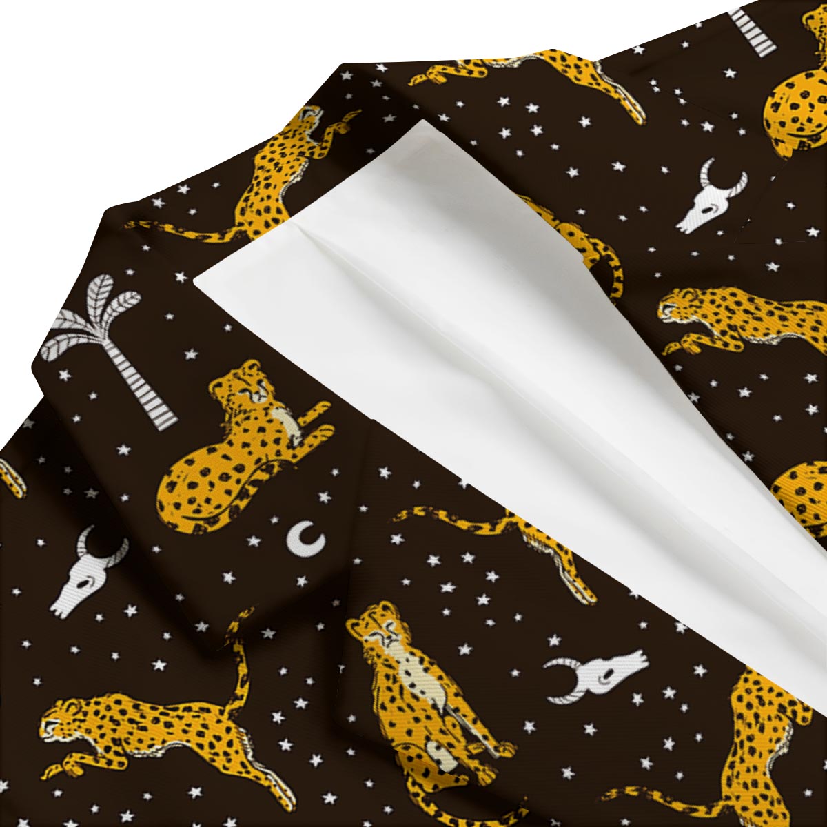 Leopard Star Pattern Men's Blazer-grizzshop