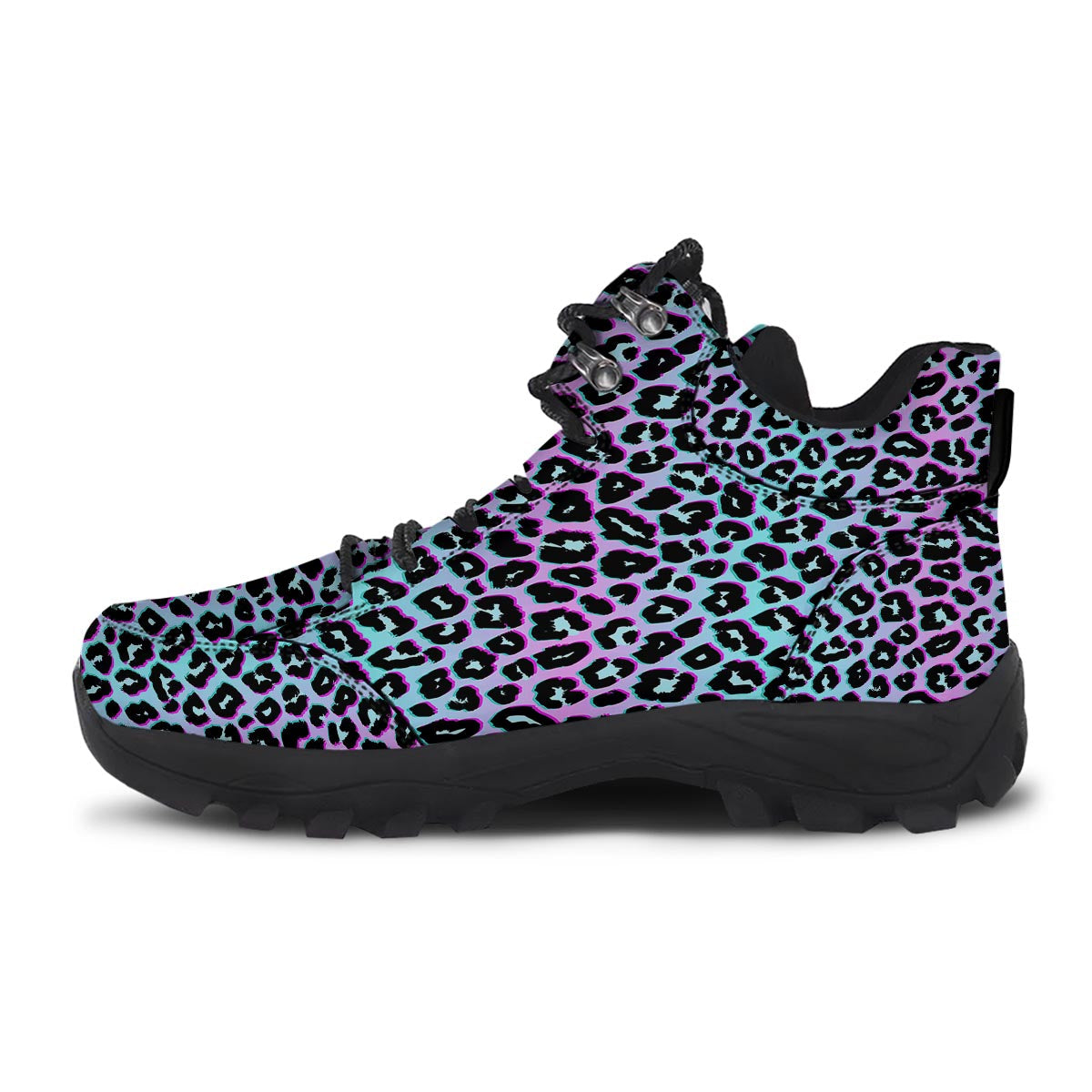 Leopard Trippy Psychedelic Print Pattern Hiking Shoes-grizzshop