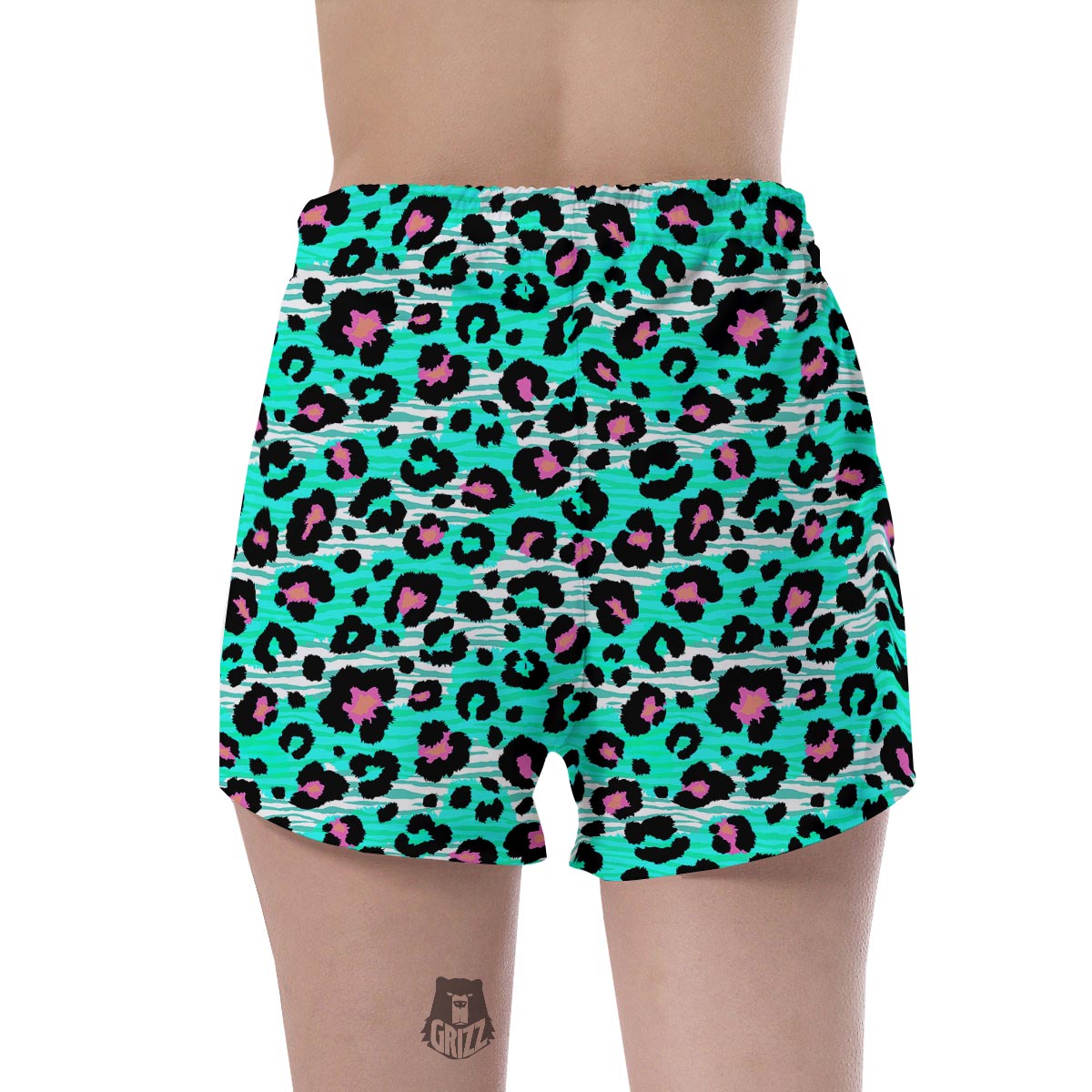 Leopard Zebra Print Women's Shorts-grizzshop