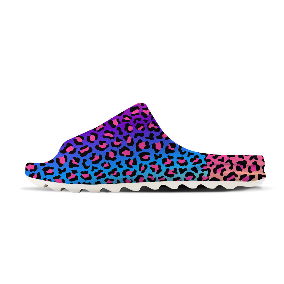 Leopard Rainbow Print Sandals-grizzshop