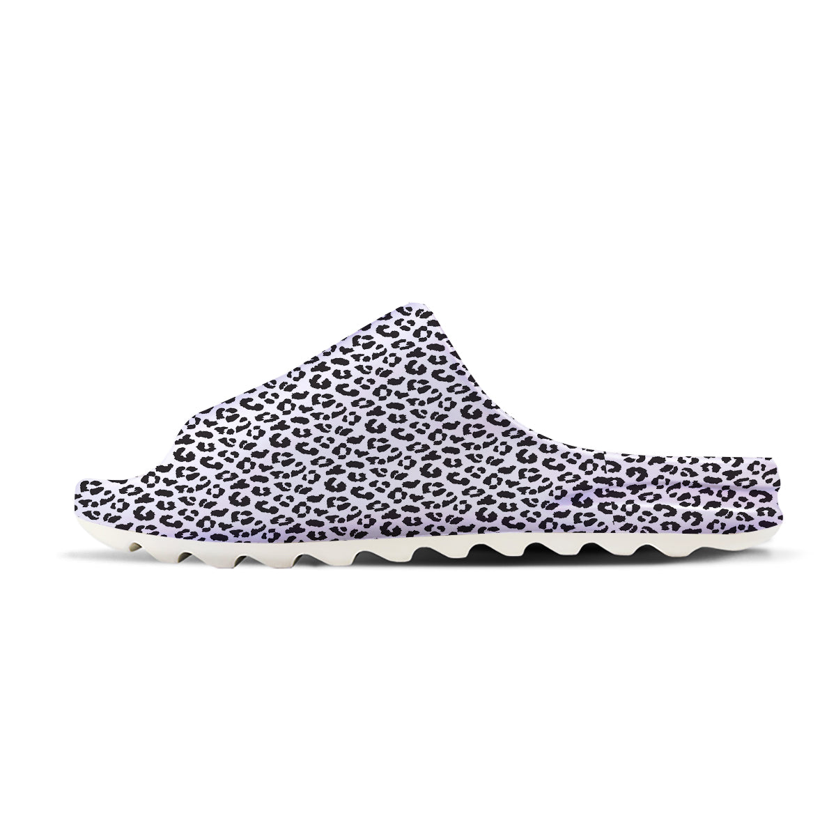 Leopard White Print Pattern Sandals-grizzshop
