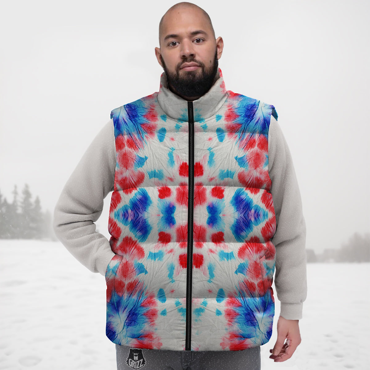Library Librarian Book Lover Pattern Print Down Vest