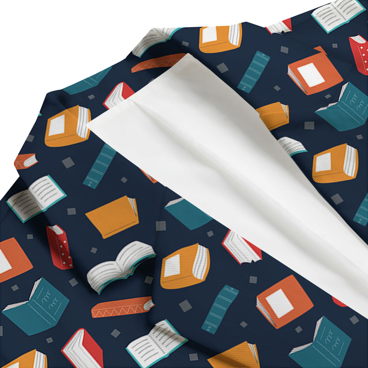 Library Reading Print Pattern Men's Blazer-grizzshop
