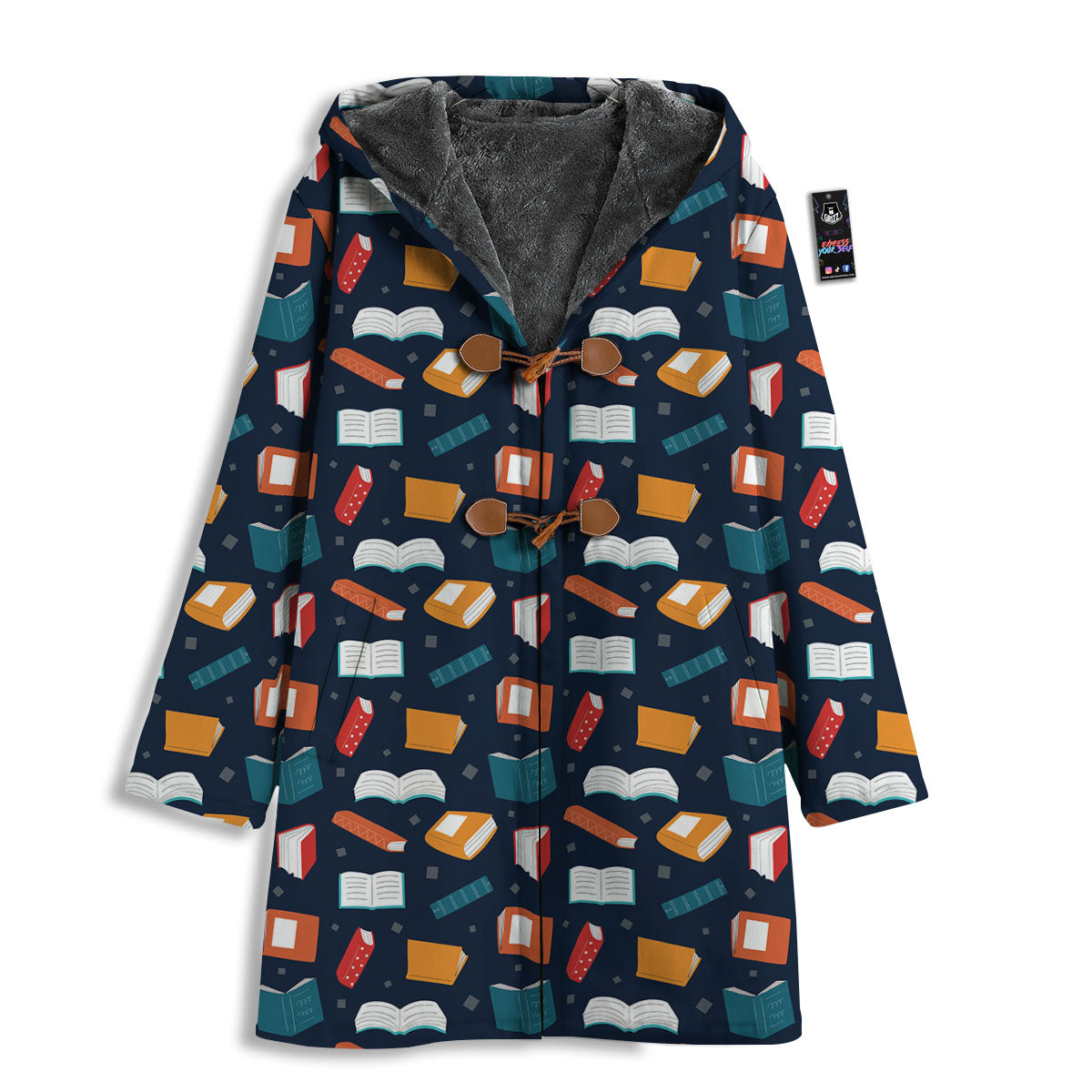 Library Reading Print Pattern Men's Windbreaker Jacket-grizzshop