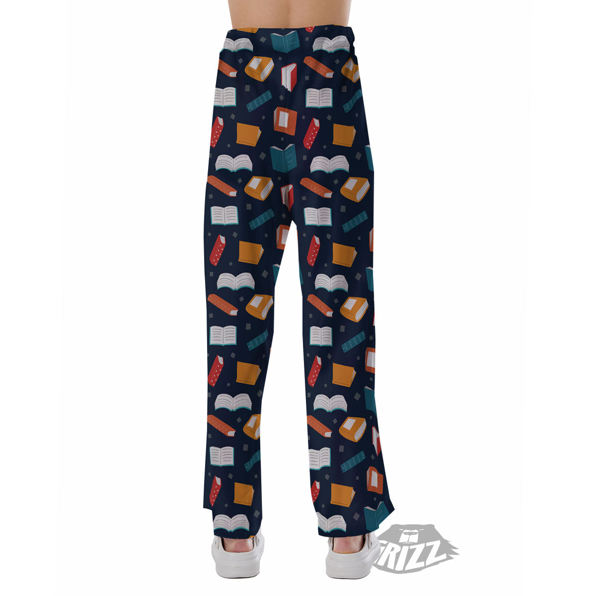 Library Reading Print Pattern Pajama Pants-grizzshop