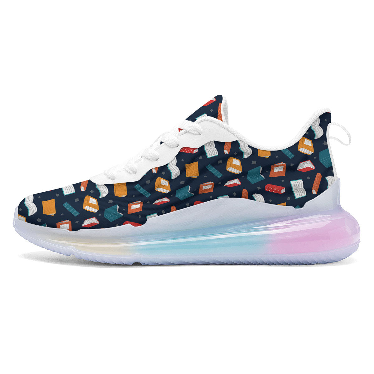 Library Reading Print Pattern Running Sneakers-grizzshop