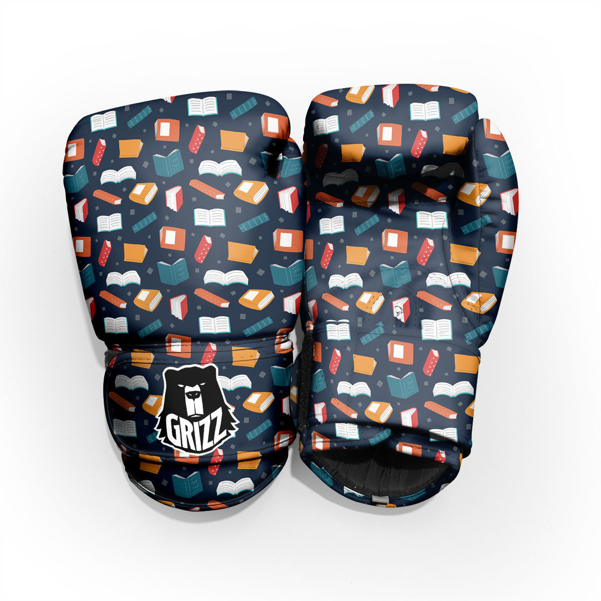 Library Reading Print Pattern Pro Boxing Glove