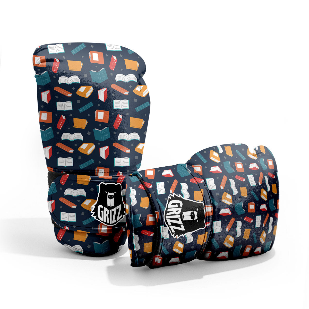 Library Reading Print Pattern Pro Boxing Glove