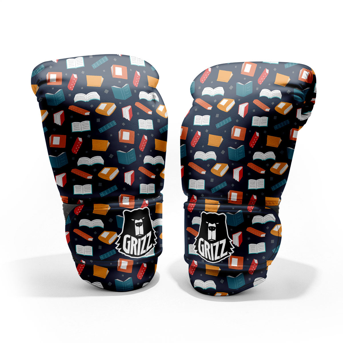 Library Reading Print Pattern Pro Boxing Glove