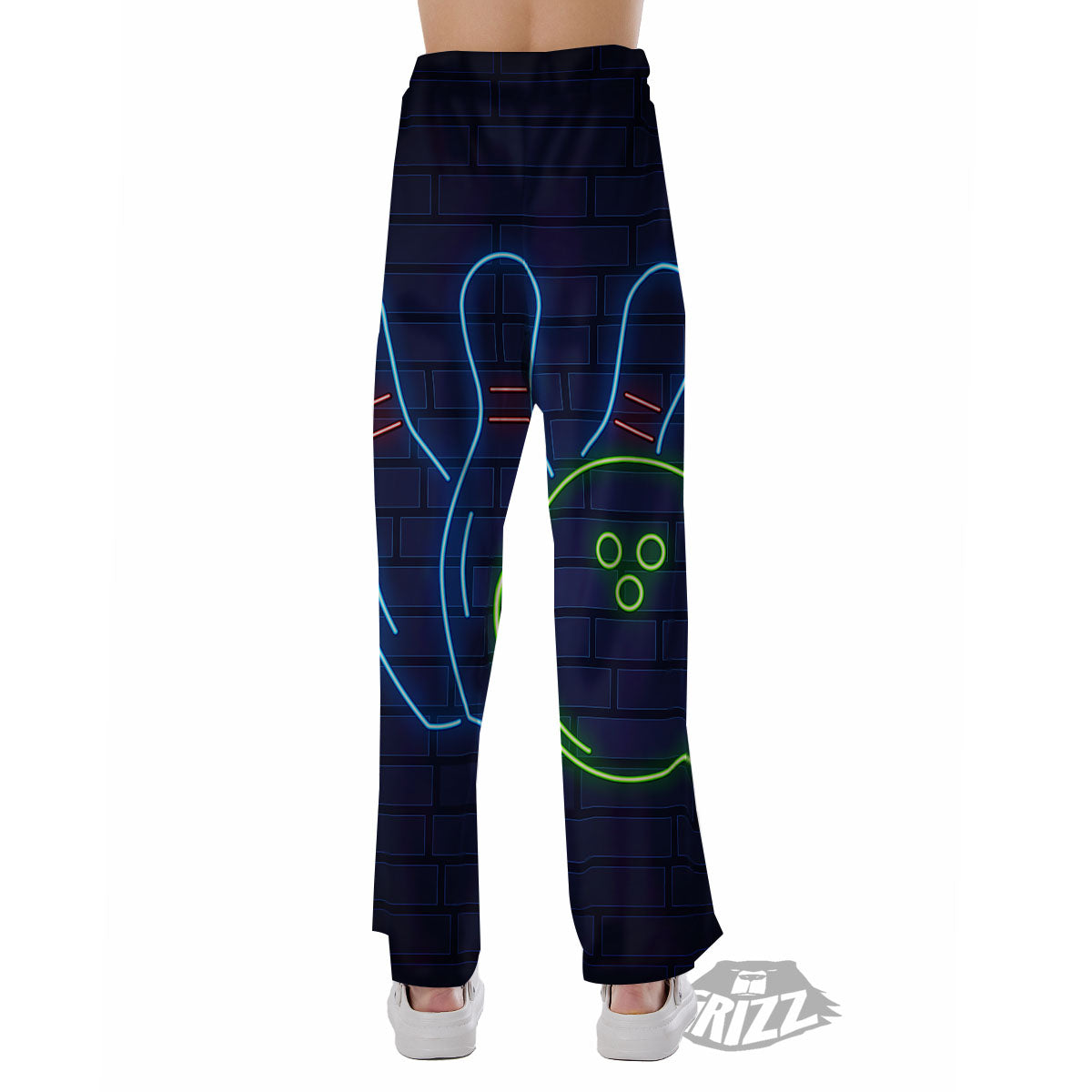 Light Up Bowling Pins Print Pajama Pants-grizzshop