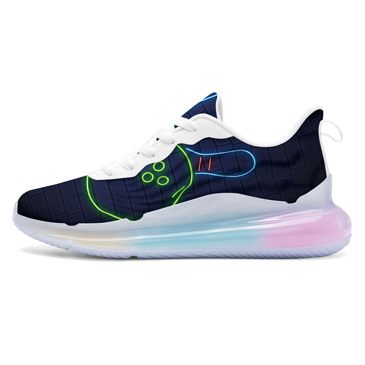 Light Up Bowling Pins Print Running Sneakers-grizzshop