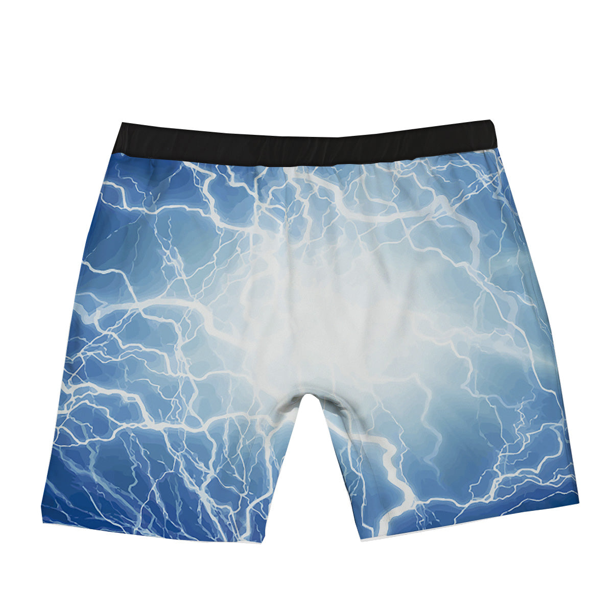 Lightning Blue Print Boxer Briefs-grizzshop