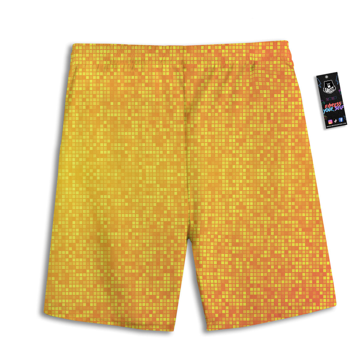 Mummy Halloween Print Pattern Men's Athletic Shorts