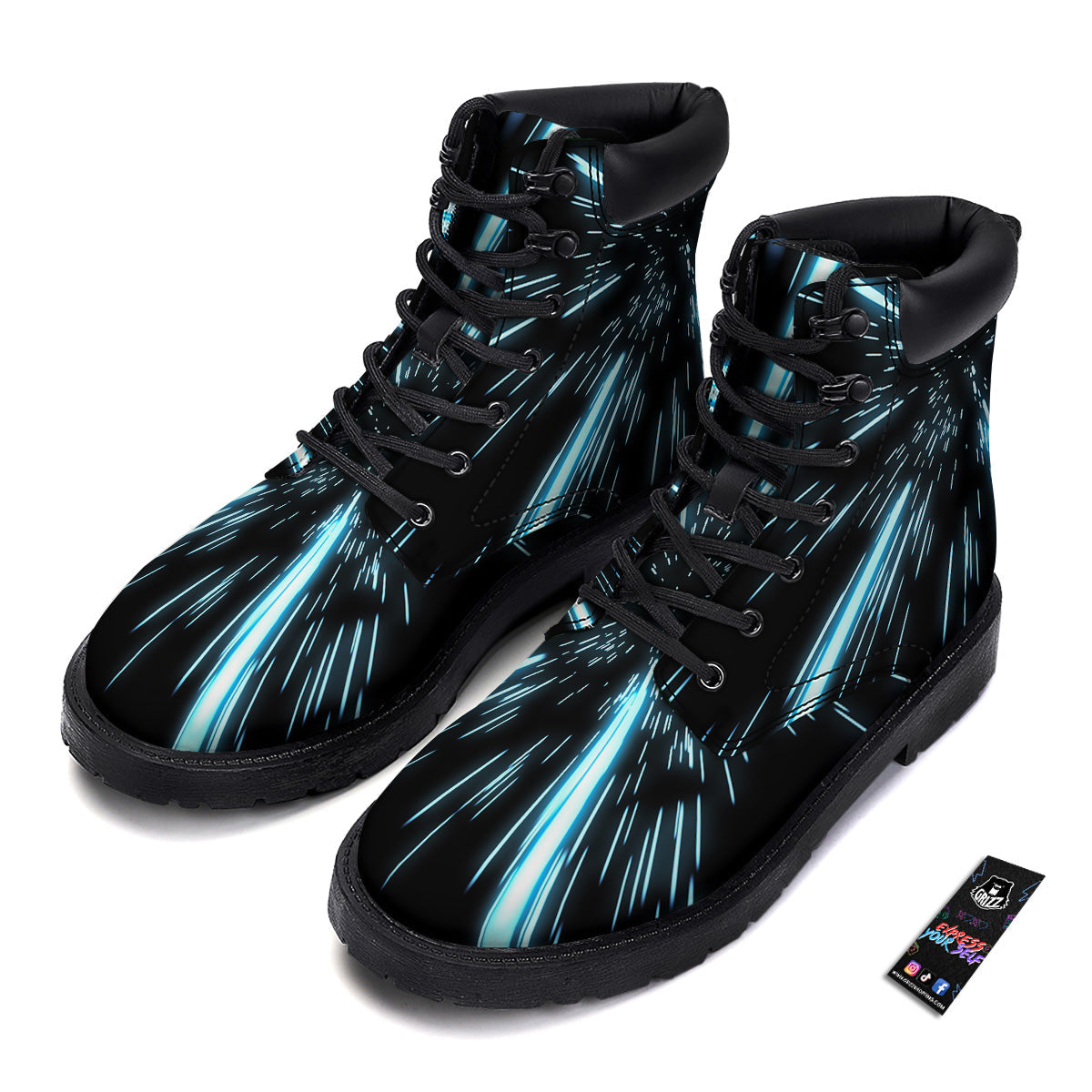 Lightspeed Blue Print Boots-grizzshop