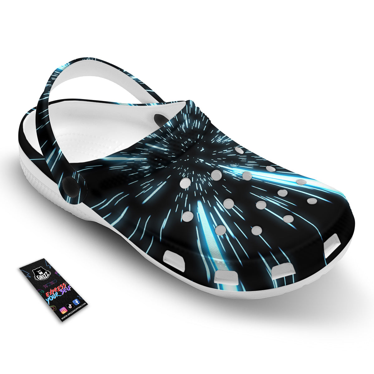 Lightspeed Blue Print Clog-grizzshop