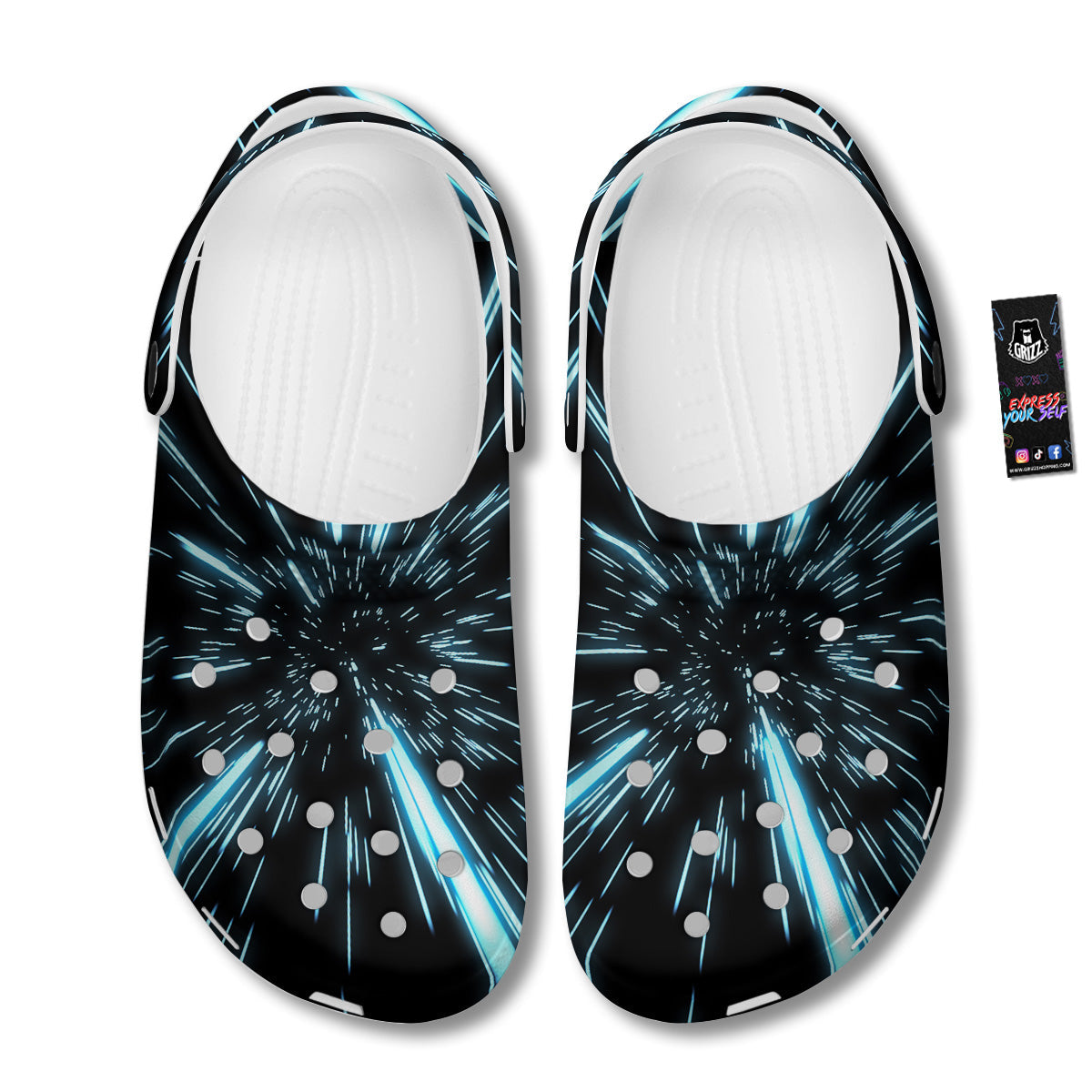 Lightspeed Blue Print Clog-grizzshop