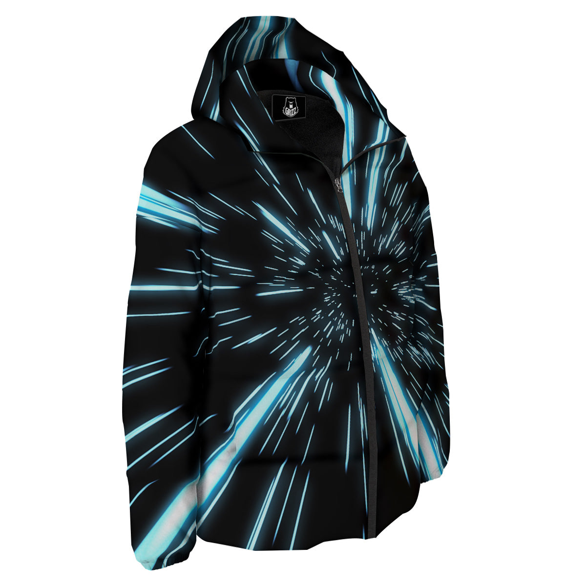 Lightspeed Blue Print Down Jacket-grizzshop