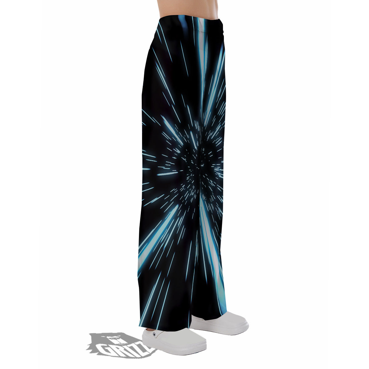 Lightspeed Blue Print Pajama Pants-grizzshop