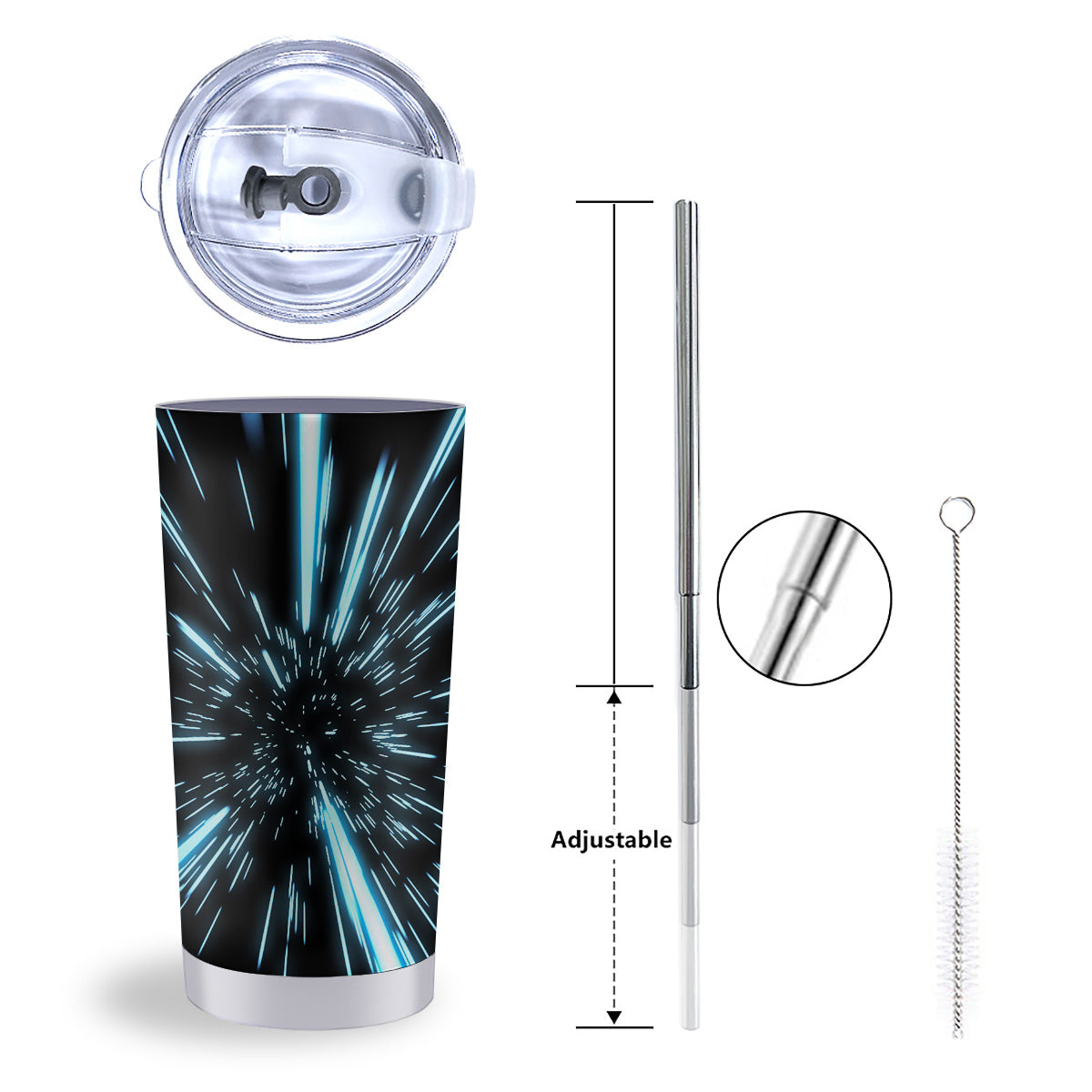 Lightspeed Blue Print Tumbler-grizzshop