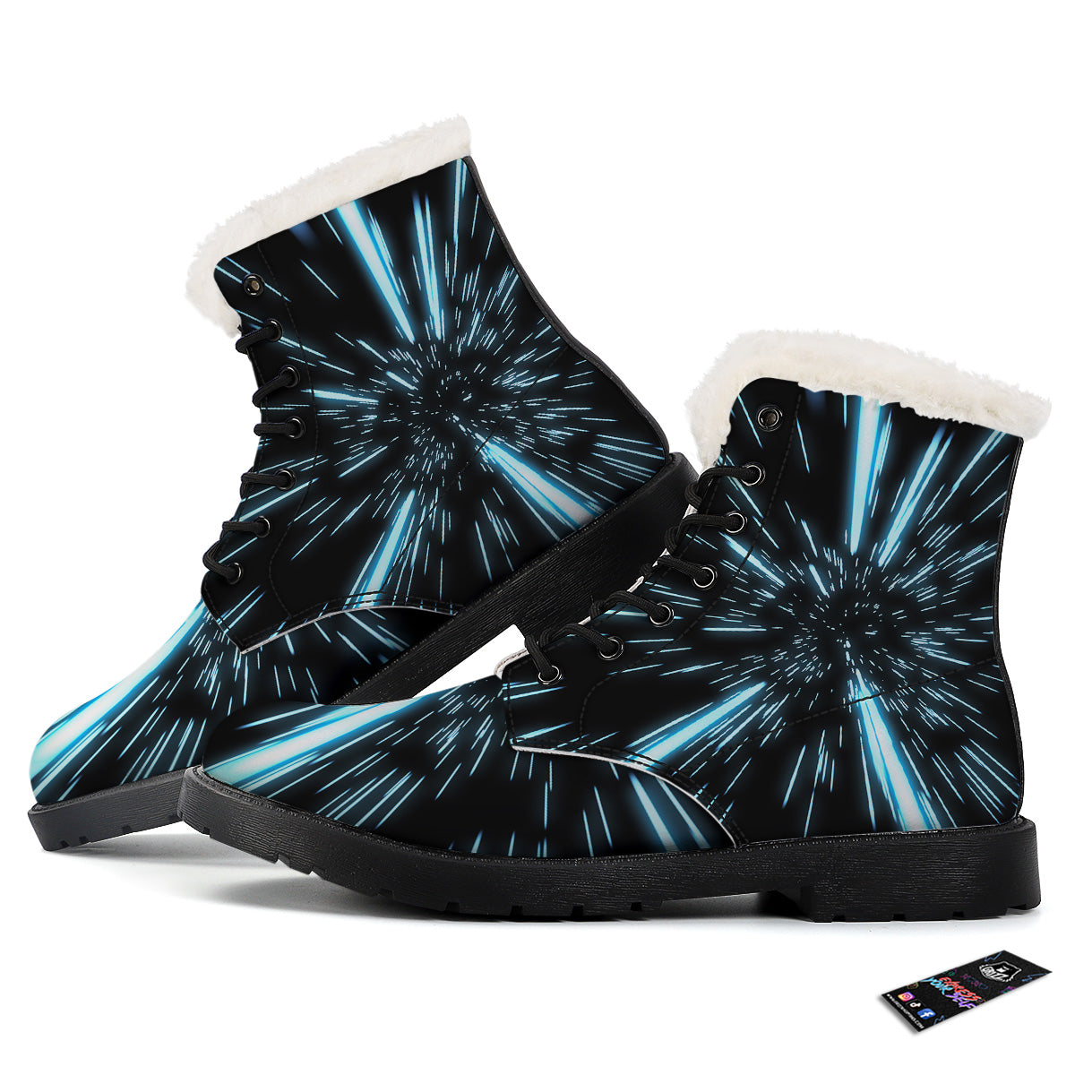 Lightspeed Blue Print Winter Boots-grizzshop